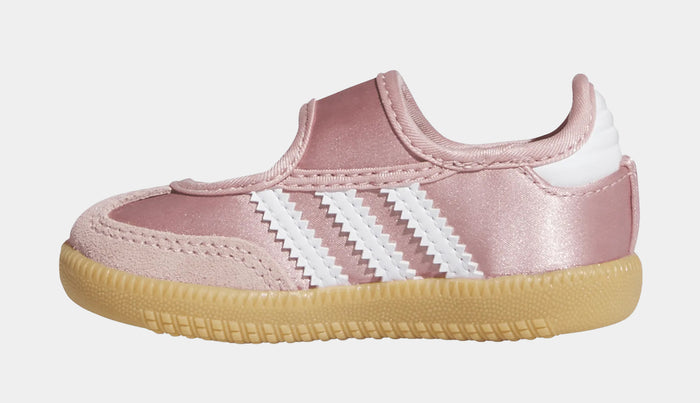 Samba Jane Infant Toddler Lifestyle Shoes (Wonder Mauve/Cloud White/Gum)