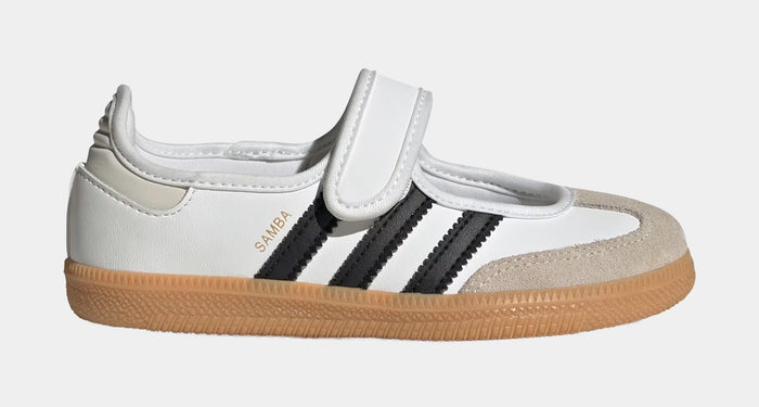 Samba Jane Perschool Lifestyle Shoes (Cloud White/Cpre Black/Gum)