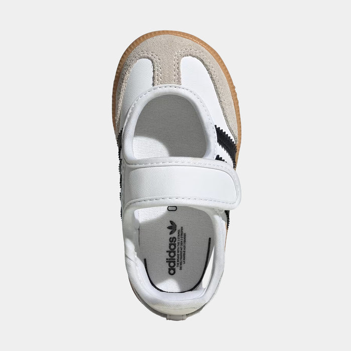 Samba Jane Preschool Lifestyle Shoes (Cloud White/Core Black/Gum)