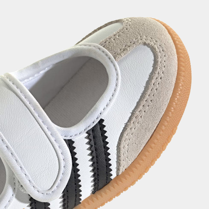 Samba Jane Preschool Lifestyle Shoes (Cloud White/Core Black/Gum)
