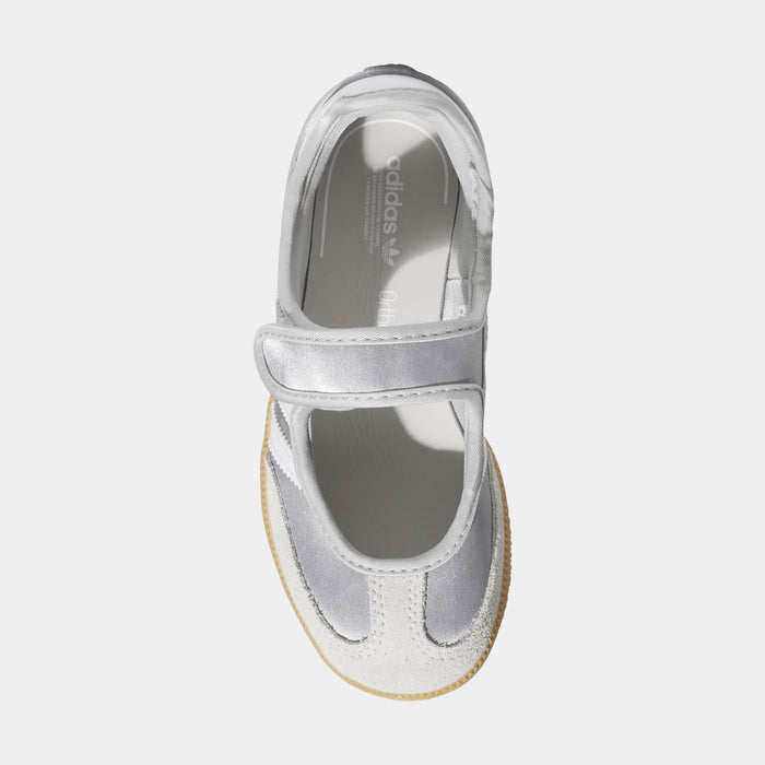 Samba Jane Preschool Lifestyle Shoes (Metallic/Cloud White/Gum)