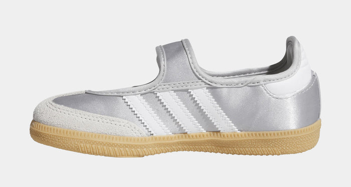 Samba Jane Preschool Lifestyle Shoes (Metallic/Cloud White/Gum)