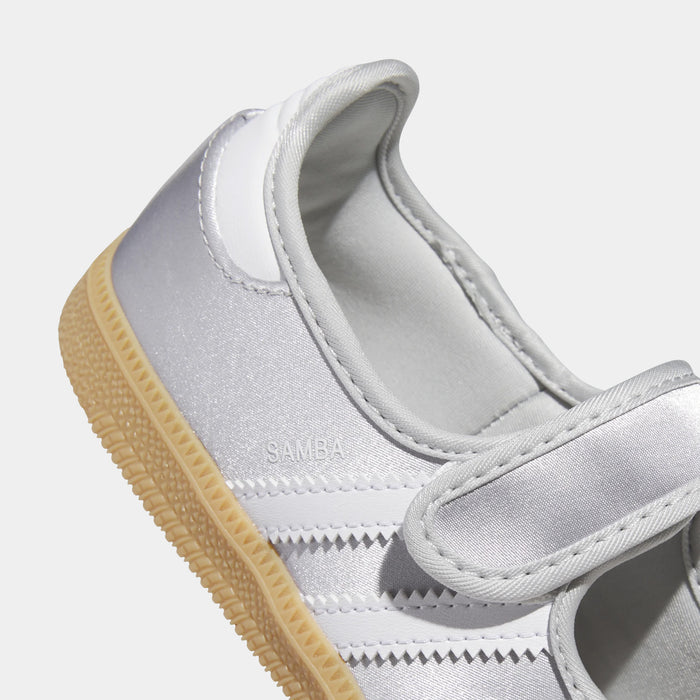 Samba Jane Preschool Lifestyle Shoes (Metallic/Cloud White/Gum)