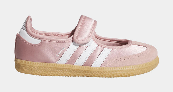 Samba Jane Preschool Lifestyle Shoes (Wondeer Mauve/Cloud White/Gum)