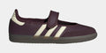 Samba Jane Womens Lifestyle Shoes (Maroon/Cream White/Gold Metallic)