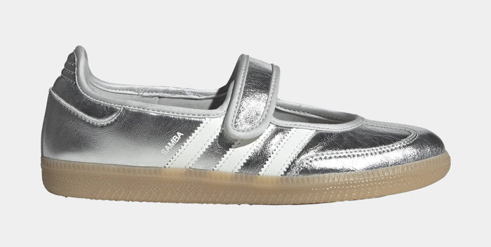 Samba Jane Womens Lifestyle Shoes (Silver Metallic/Off White/Gum)