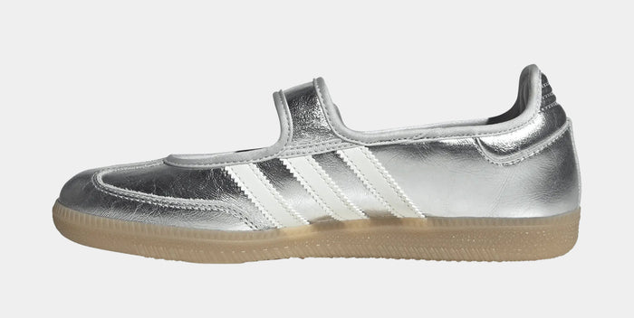 Samba Jane Womens Lifestyle Shoes (Silver Metallic/Off White/Gum)
