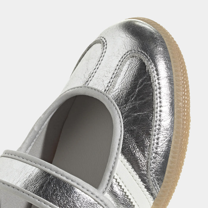 Samba Jane Womens Lifestyle Shoes (Silver Metallic/Off White/Gum)