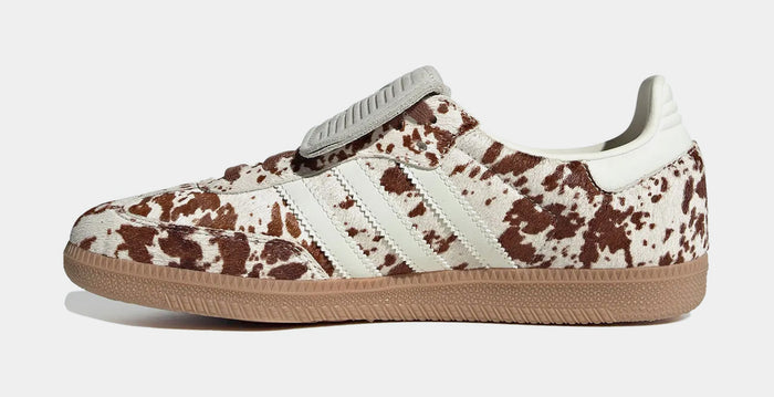 Samba LT Cow Print Womens Lifestyle Shoes (Off White/Lucid Pink/Gum Four)