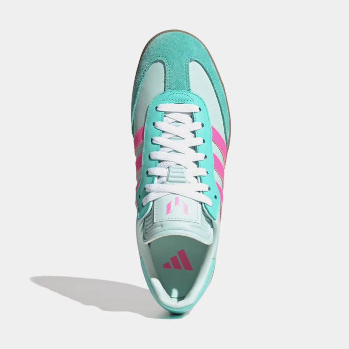 Samba Messi Mens Lifestyle Shoes (Halo Mint/Lucid Pink/Gum)