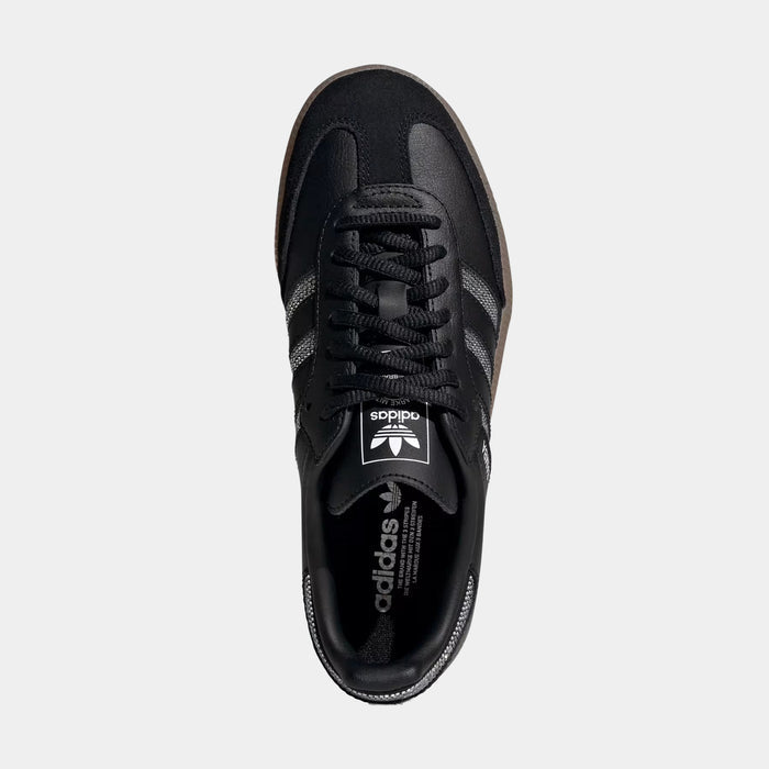 Samba OG Bling Grade School Lifestyle Shoes (Core Black/Core Black/Silver Metallic)