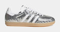 Samba OG Croc Skin Womens Lifestyle Shoes (Silver Metallic/Cloud White/Gum)