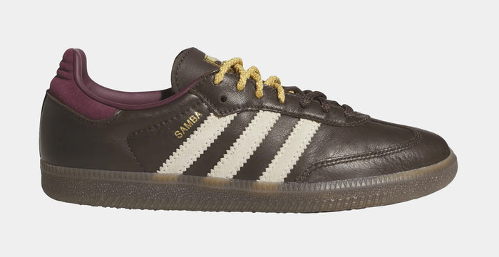 Samba OG Double Laces Womens Lifestyle Shoes (Brown/Warm Vanilla/Maroon)