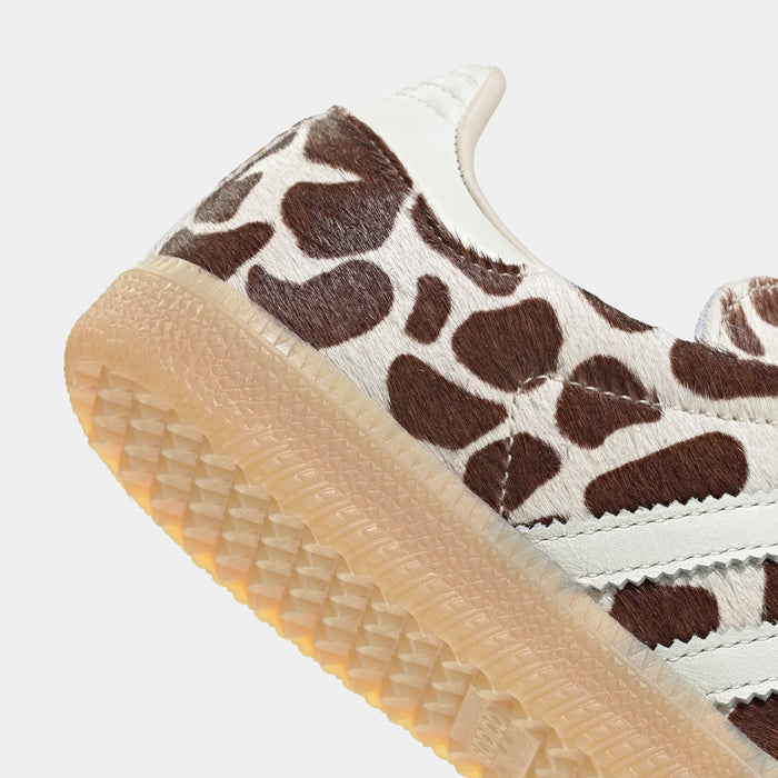 Samba OG Giraffe Womens Lifestyle Shoes (Crystal Linen/Ivory/Gum)