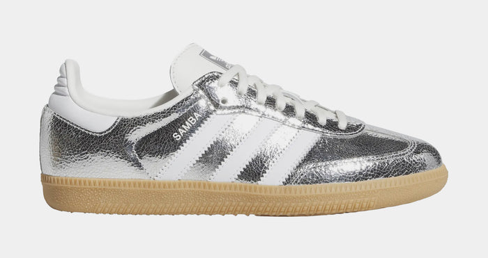 Samba OG Grade School Lifestyle Shoes (Silver Metallic/Cloud White/Core White)