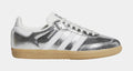 Samba OG Grade School Lifestyle Shoes (Silver Metallic/Cloud White/Core White)