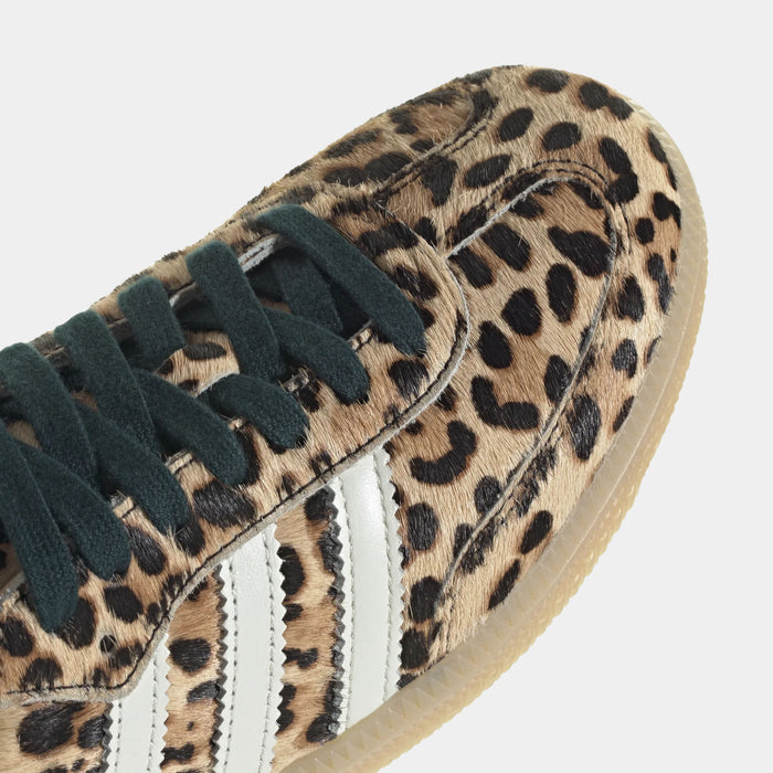 Samba OG Leopard Womens Lifestyle Shoes (Magic Beige/Ivory/Gum)