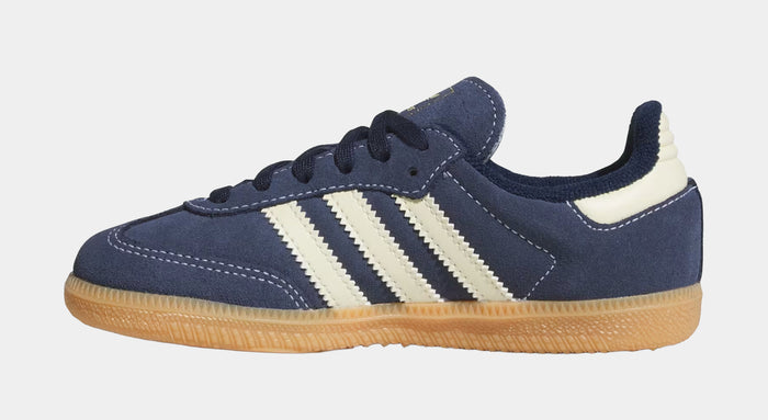 Samba OG Preschool Lifestyle Shoes (Night Indigo/Warm Vanilla/Gum)