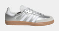 Samba OG Preschool Lifestyle Shoes (Silver Metallic/Cloud White/Gum)