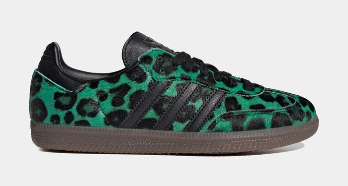 Samba OG Semi Screaming Green Womens Lifestyle Shoes (Semi Screaming Green/Core Black/Gold Metallic)