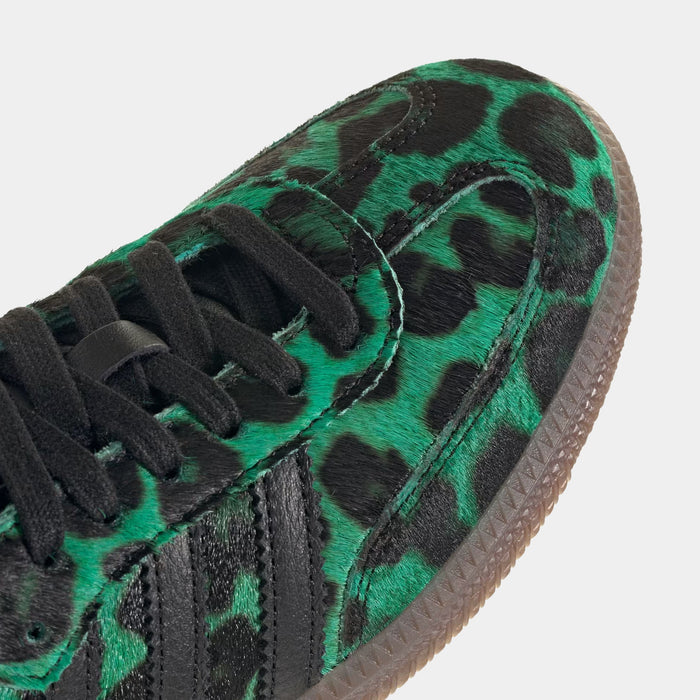 Samba OG Semi Screaming Green Womens Lifestyle Shoes (Semi Screaming Green/Core Black/Gold Metallic)