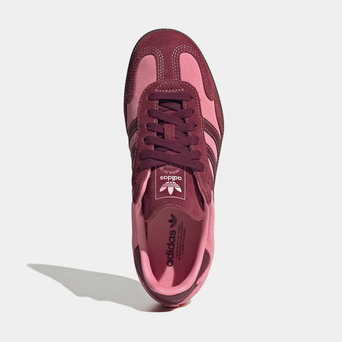 Samba OG Valentines Day Suede Womens Lifestyle Shoes (Pink Spark/Shadow Red/Gum)