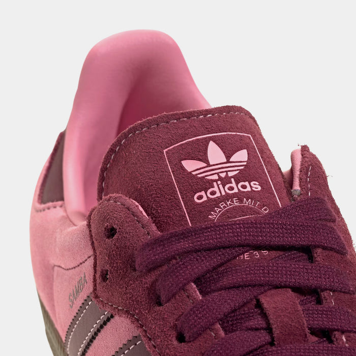 Samba OG Valentines Day Suede Womens Lifestyle Shoes (Pink Spark/Shadow Red/Gum)