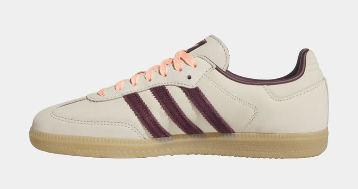 Samba OG Womens Lifestyle Shoes (Wonder White/Maroon/Frozen Turbo)