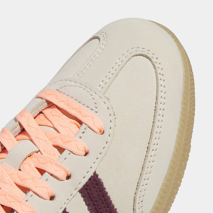 Samba OG Womens Lifestyle Shoes (Wonder White/Maroon/Frozen Turbo)