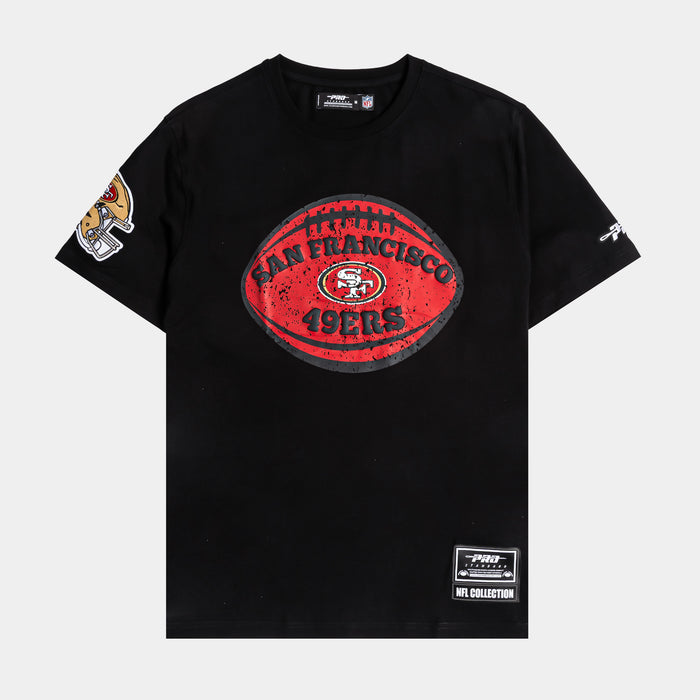 San Francisco 49ers Day One Mens Short Sleeve Shirt (Black/Red)