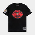 San Francisco 49ers Day One Mens Short Sleeve Shirt (Black/Red)