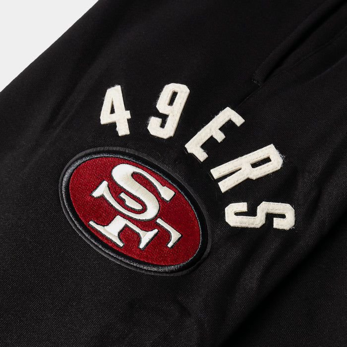 San Francisco 49ers Original Fleece Mens Sweatpants (Black/White)