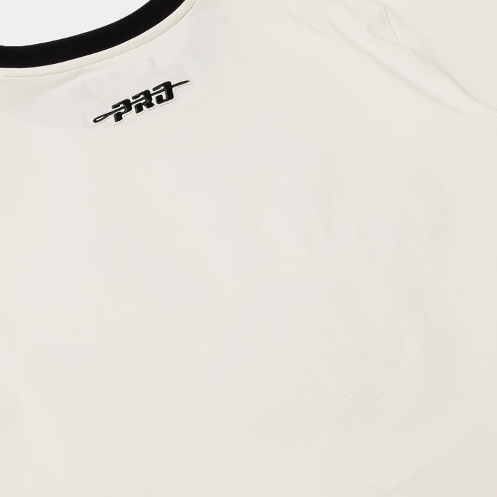 San Francisco 49ers Original Ringer Mens Short Sleeve Shirt (Beige/Black)