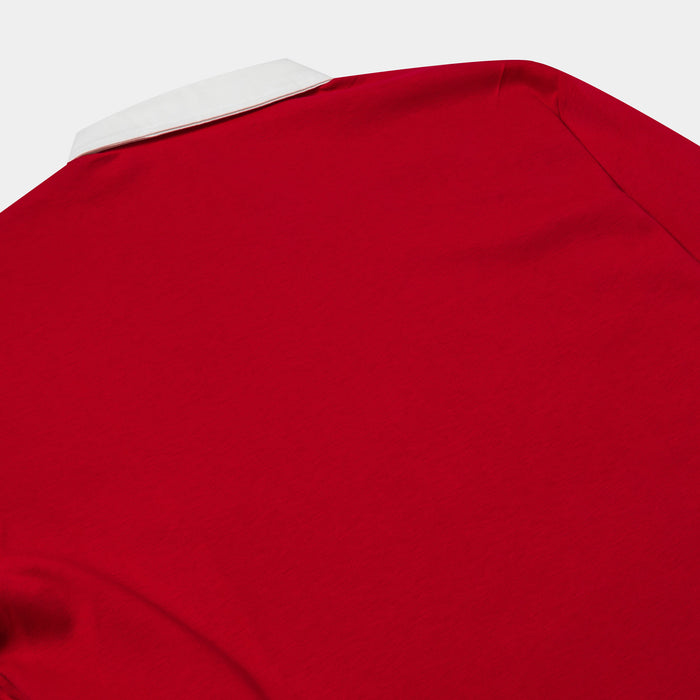 San Francisco 49ers Original Rugby Mens Long Sleeve Shirt (Red/White)