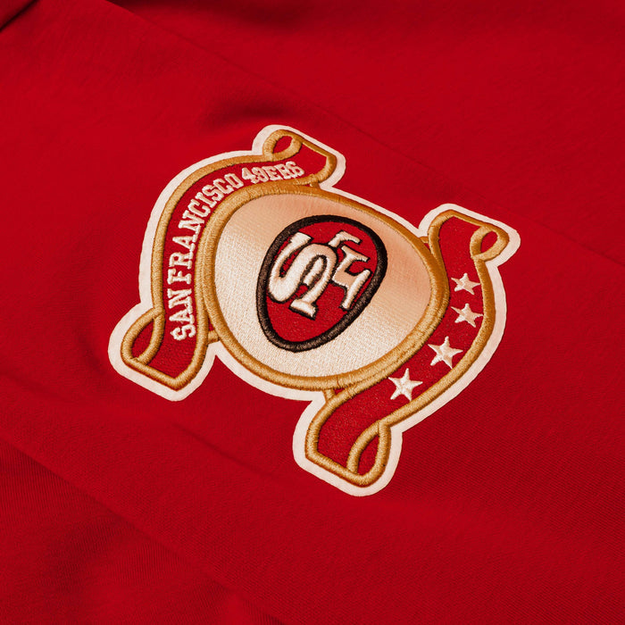 San Francisco 49ers Original Rugby Mens Long Sleeve Shirt (Red/White)