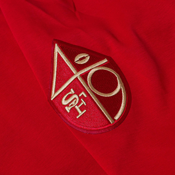 San Francisco 49ers Original Rugby Mens Long Sleeve Shirt (Red/White)