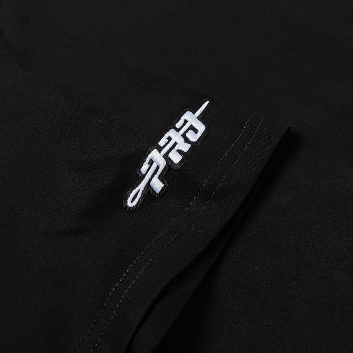 San Francisco Giants Living Large Drop Shoulder Mens Short Sleeve Shirt (Black/Orange)