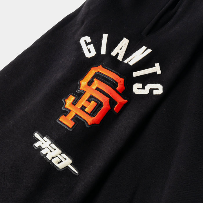 San Francisco Giants Original Fleece Mens Sweatpants (Black/White)