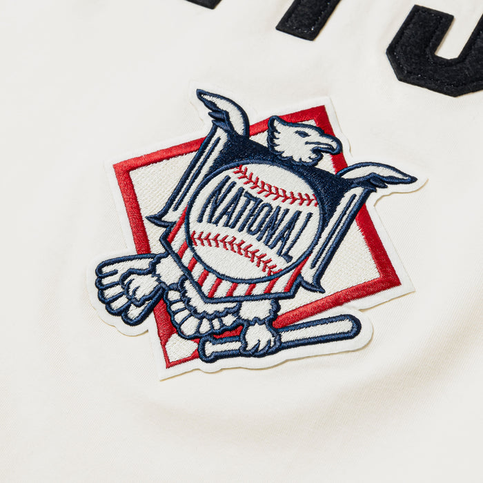 San Francisco Giants Original Mens Short Sleeve Shirt (Beige/Black)