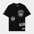 San Francisco Giants Street Team Drop Shoulder Mens Short Sleeve Shirt (Black/Gray)