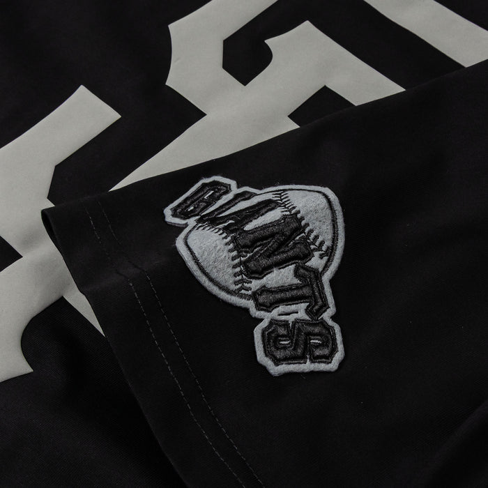 San Francisco Giants Street Team Drop Shoulder Mens Short Sleeve Shirt (Black/Gray)