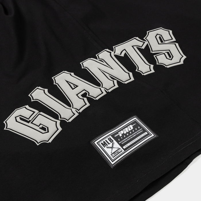 San Francisco Giants Street Team Drop Shoulder Mens Short Sleeve Shirt (Black/Gray)