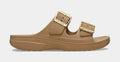 Saturday Metallic Buckle Womens Sandals (Sepia)