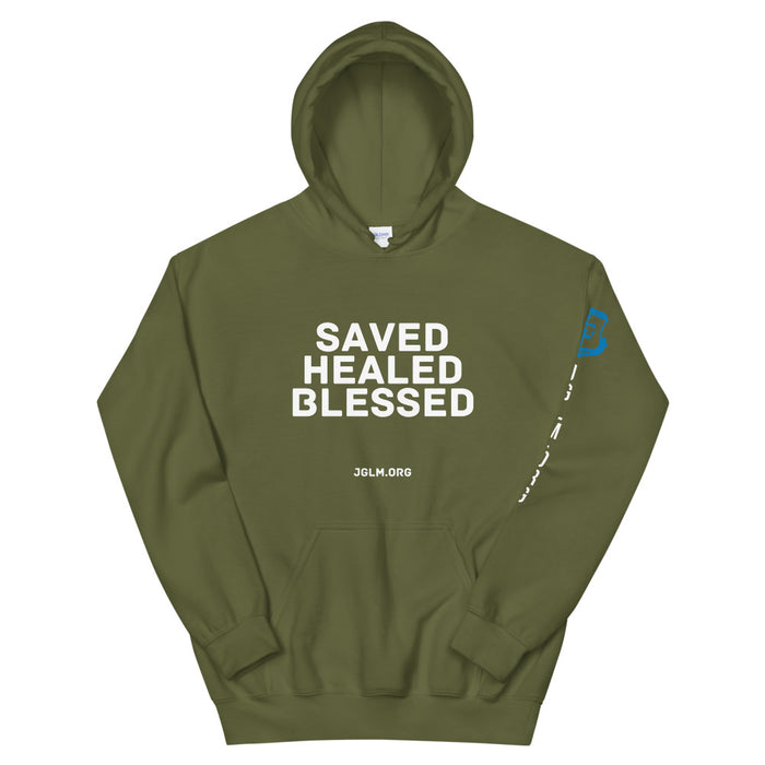 Saved Healed Blessed Hoodie