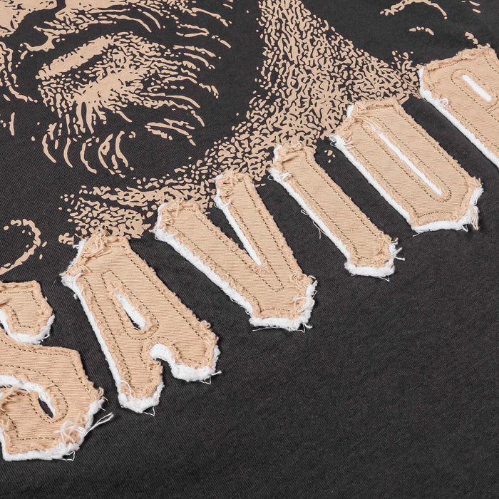 Savior Mens Short Sleeve Shirt (Grey/Beige)