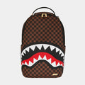 Sawtooth Sharks In Paris Mens Backpack (Brown/Black)