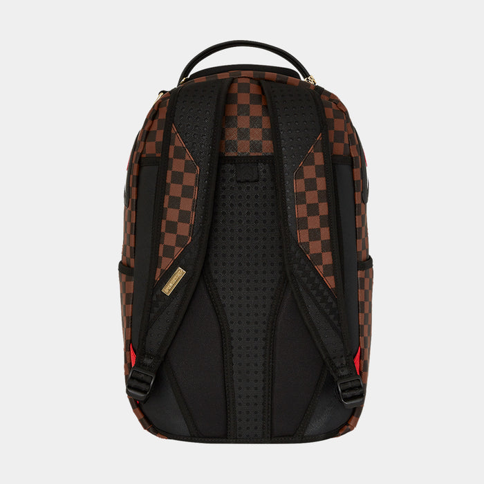Sawtooth Sharks In Paris Mens Backpack (Brown/Black)