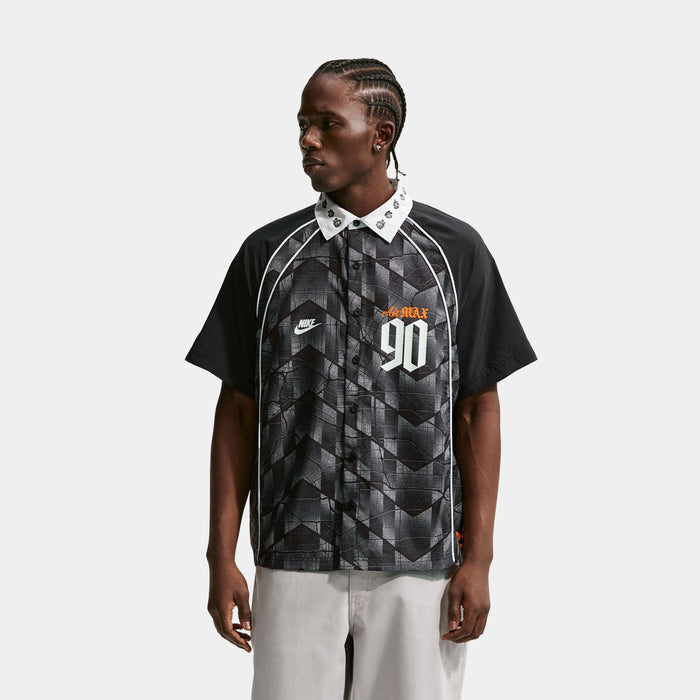 SB Dri Fit Bowler Skate Mens Jersey (Black/Bright Citrus)