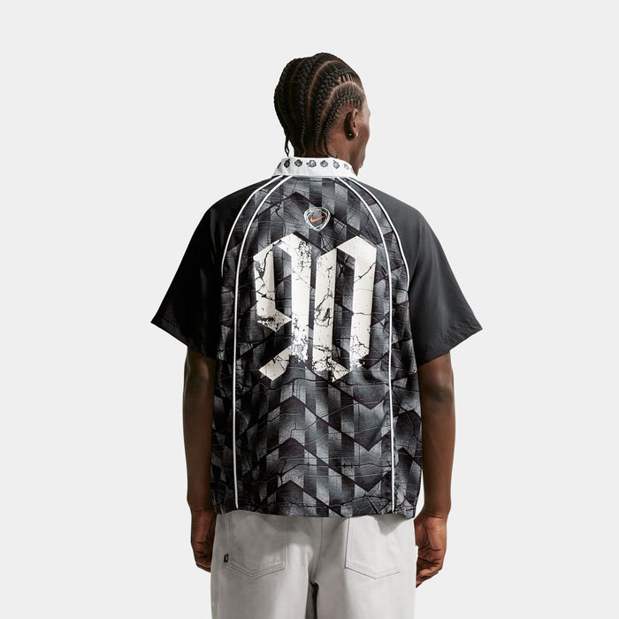 SB Dri Fit Bowler Skate Mens Jersey (Black/Bright Citrus)