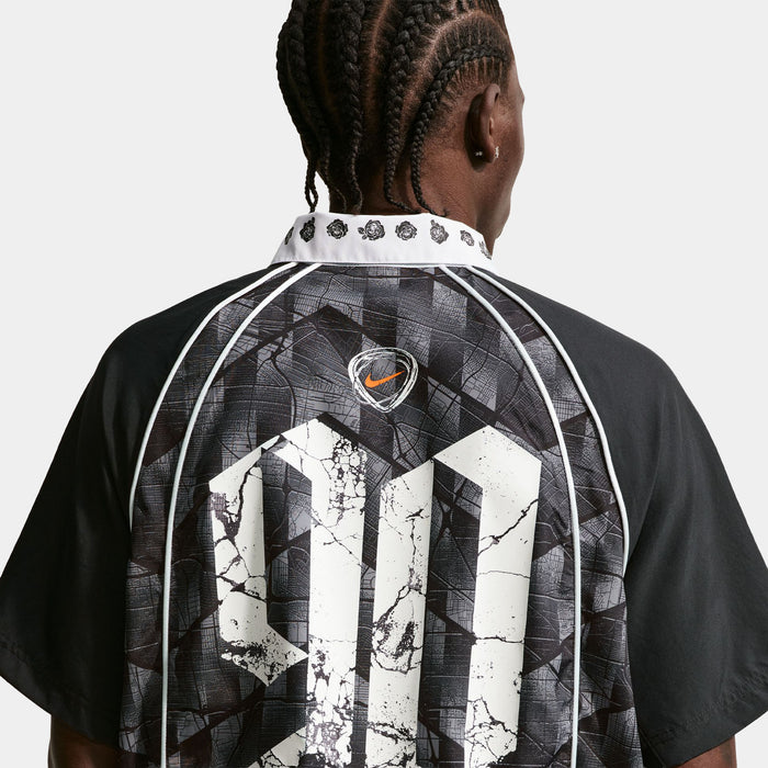 SB Dri Fit Bowler Skate Mens Jersey (Black/Bright Citrus)